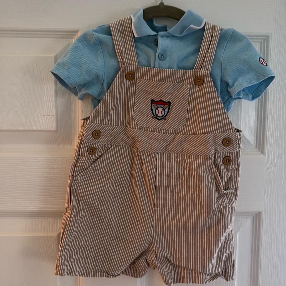 Toddler (18m) Baseball Overalls
